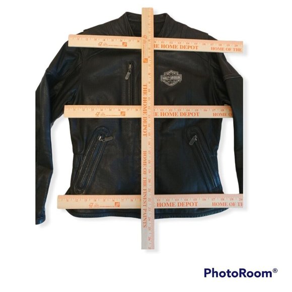 Women's Medium M Harley-Davidson Leather Jacket With Removable Liner - Picture 6 of 6
